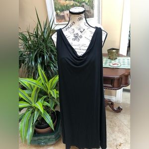 Eileen Fisher beautiful black midi dress. Size small.